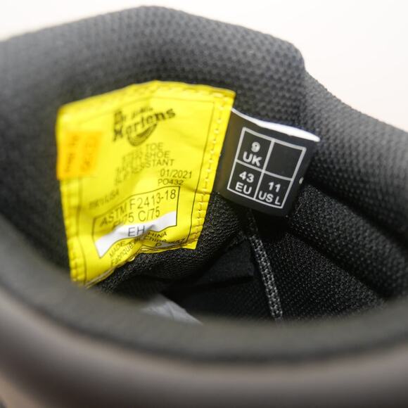 New Dr. Doc Martens Gilbreth Women's 11 Steel Toe Work Boots Black SR - Picture 3 of 10